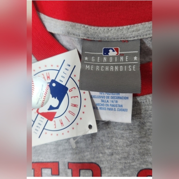 SET of Genuine Merchandise Red Sox Boys Tees Size 14/16 - Picture 7 of 9